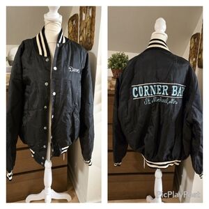 Vintage Corner Bar chain stitch men's jacket "Dave" name embroidered